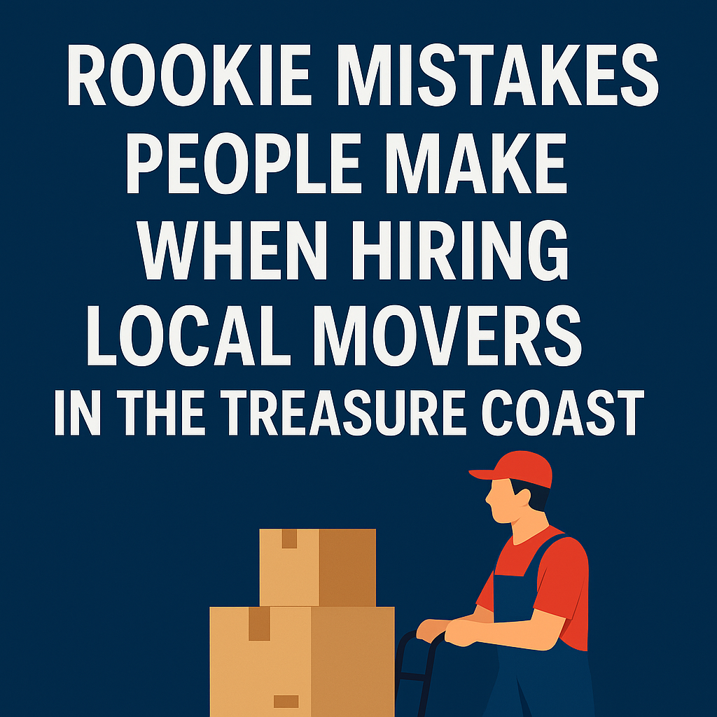 Rookie Mistakes People Make When Hiring Local Movers in the Treasure Coast (and How to Avoid Them)