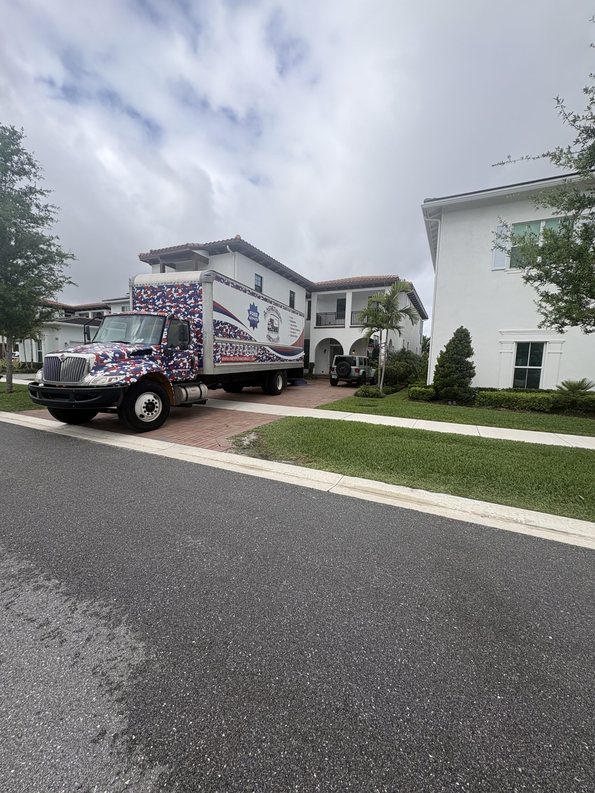 Andersen Moving at a jobsite